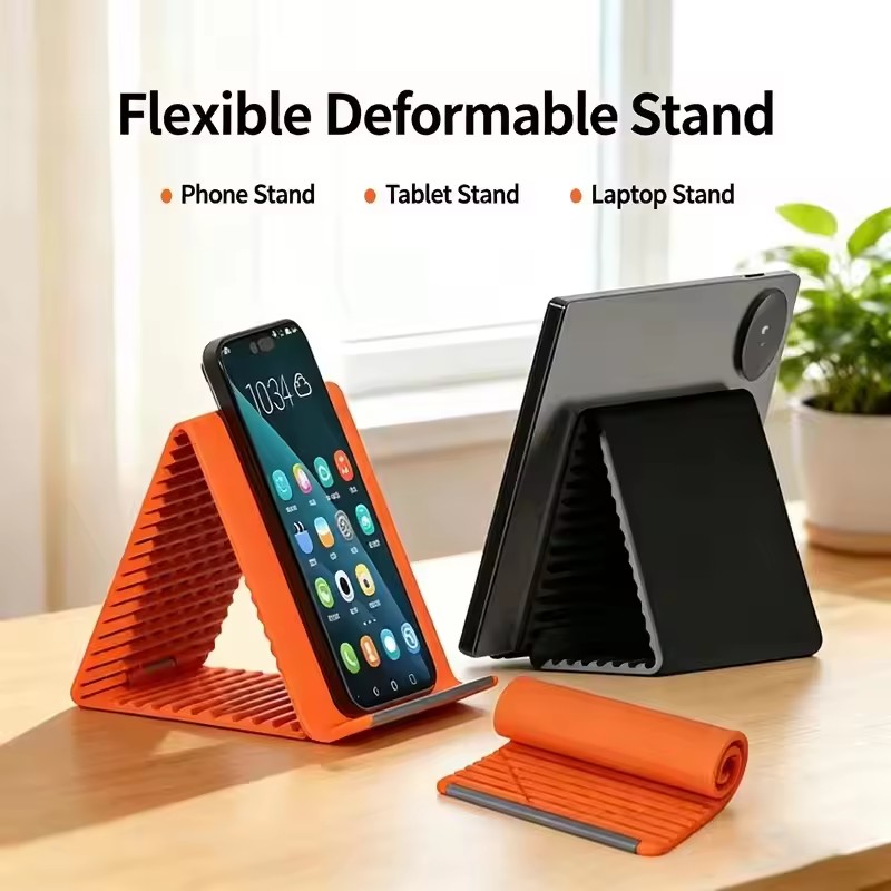 Desk Setup Table - Lazy Portable Phone Stand Silicone Desktop