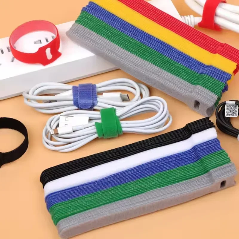 Desk Setup Cable Management - 10/30/50PCS USB Cable Organizer Winder Ties