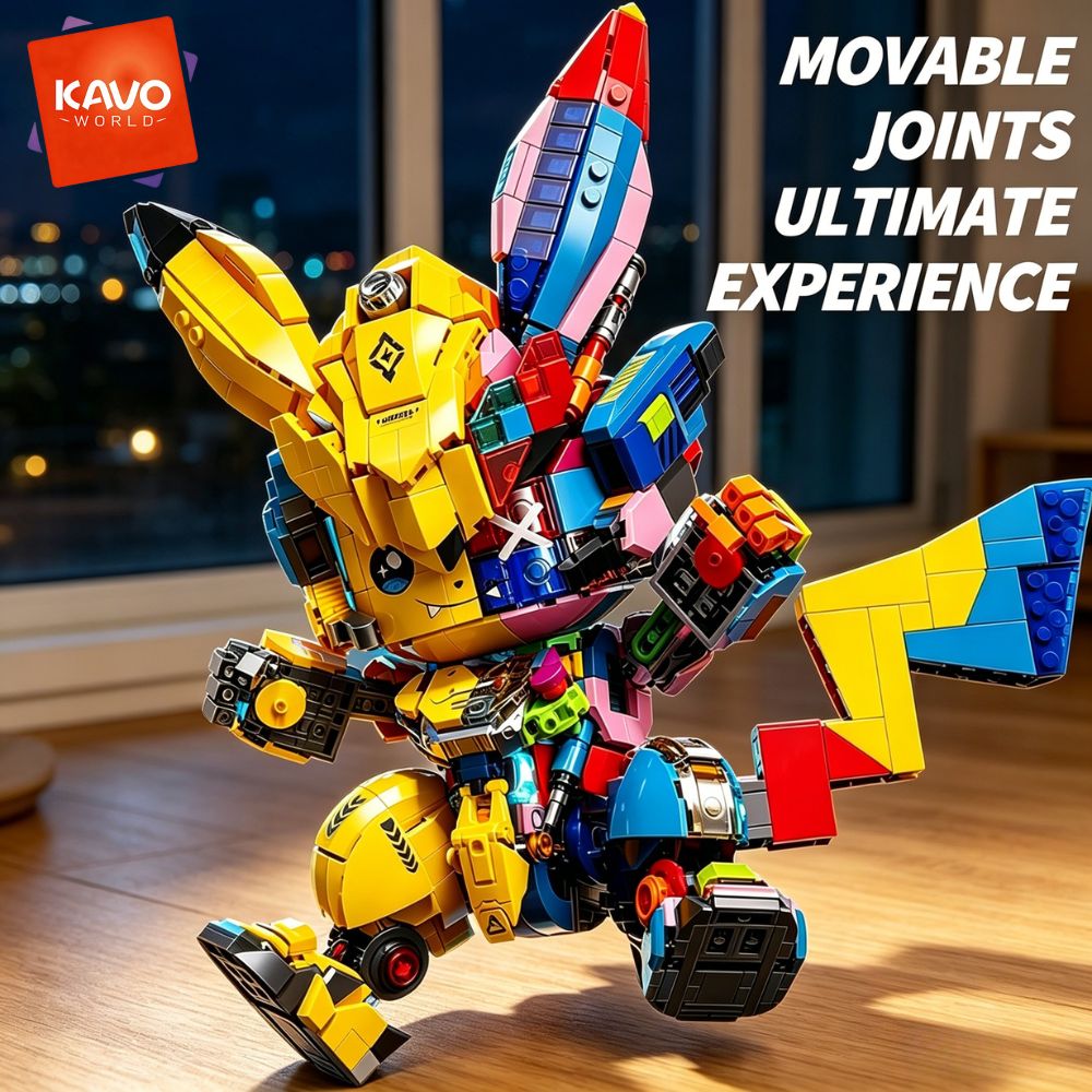Desk Setup Build - KAVOWORLD 1505PCS Mechanical Mouse Mecha Building