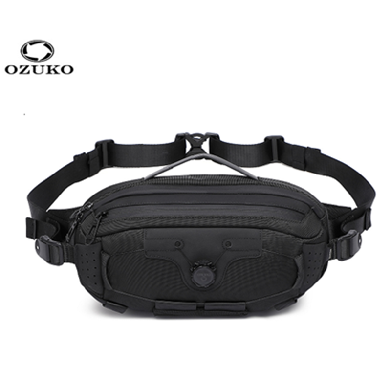 Dual Phone Holder - OZUKO Multi-function Chest Bag Men Tactical