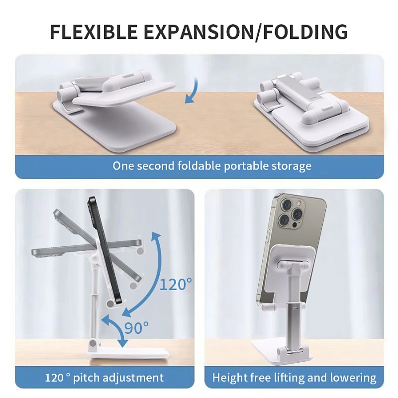 Desktop Phone Holder Stand Tab - Desk Setup Table recension och pris