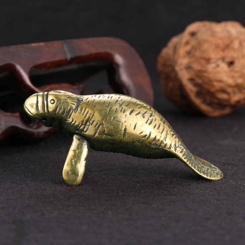 Brass Florida Manatee Decorati - Desk Setup Retro recension och pris