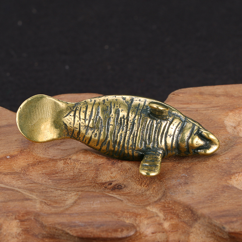 Brass Florida Manatee Decorati - Desk Setup Retro recension och pris