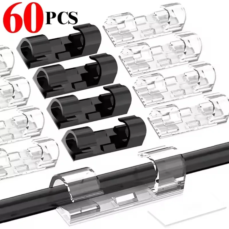 Cable Clips Organizer Drop Wir - Desk Setup Cable Management recension och pris