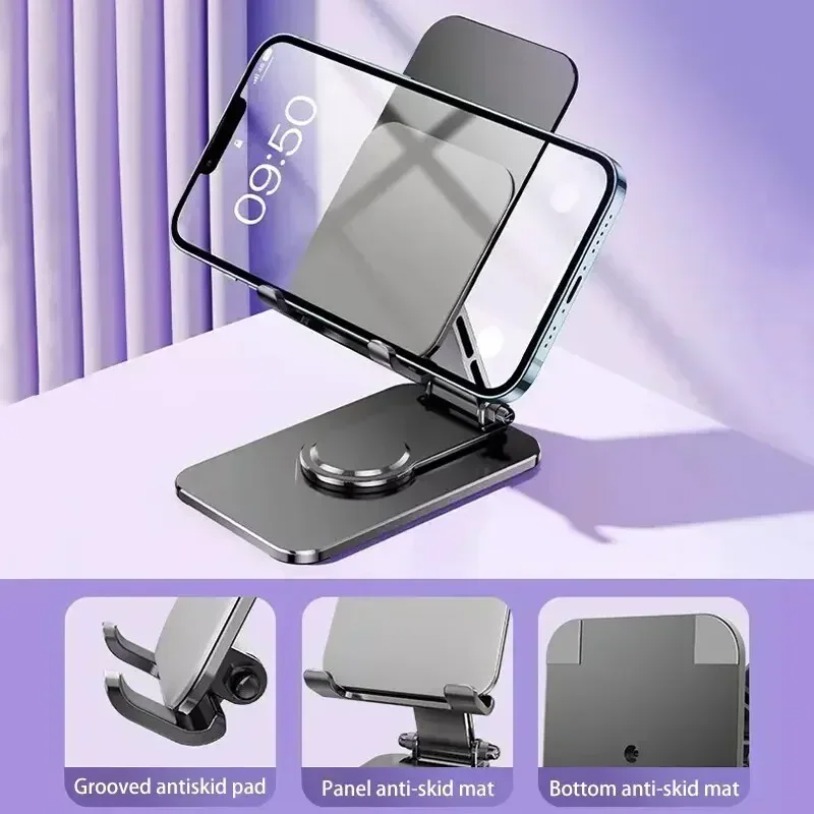 Universal Metal 360° Rotatable - Desk Setup Table recension och pris