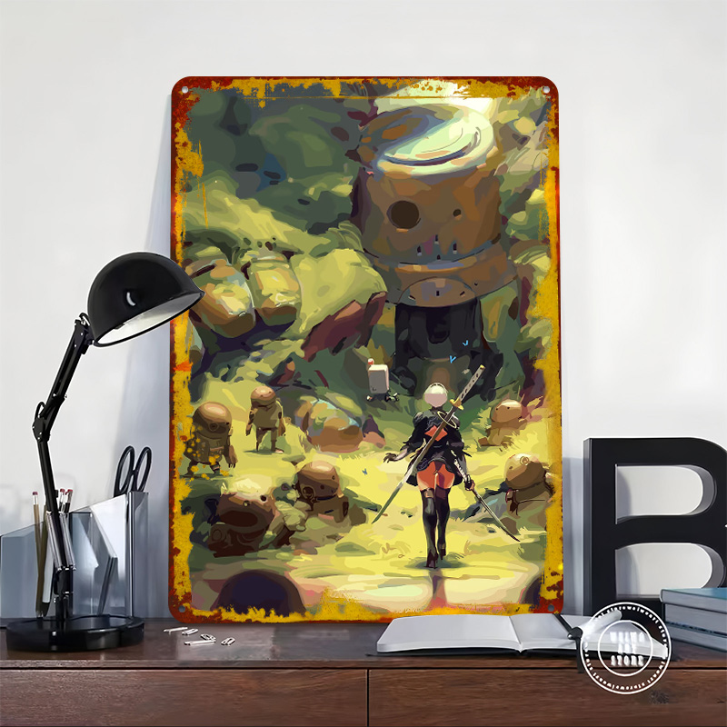 Nier Automata: 2B in Forest Me - Desk Setup Art recension och pris