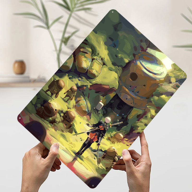 Nier Automata: 2B in Forest Me - Desk Setup Art recension och pris
