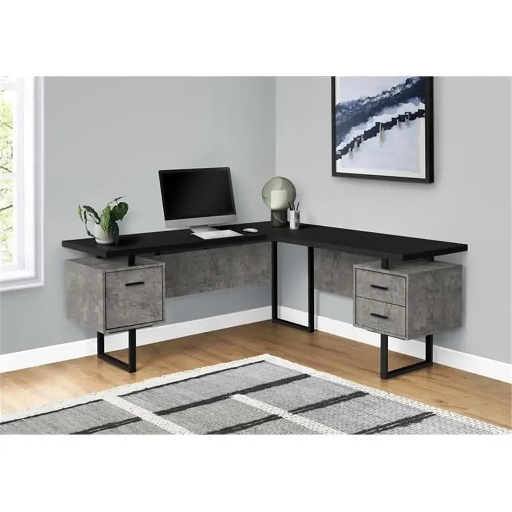 L-Shaped 70 Computer Desk with - L Shaped Desk Setup recension och pris
