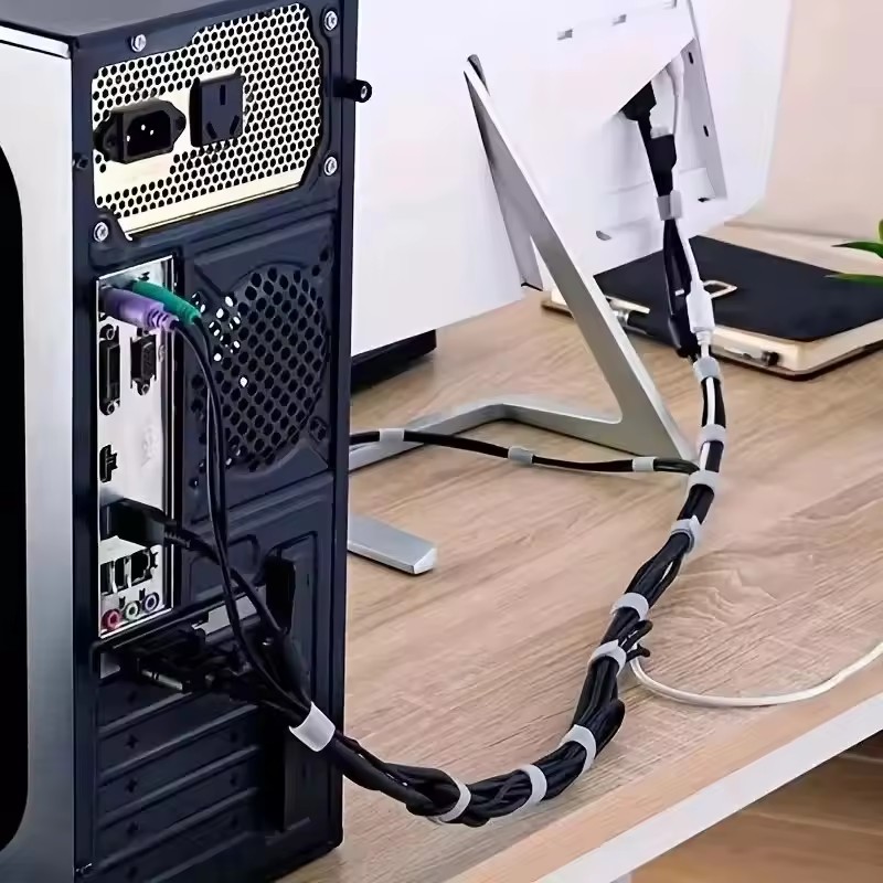 1/5M Cable Organizer Cable Man - Desk Setup Cable Management recension och pris