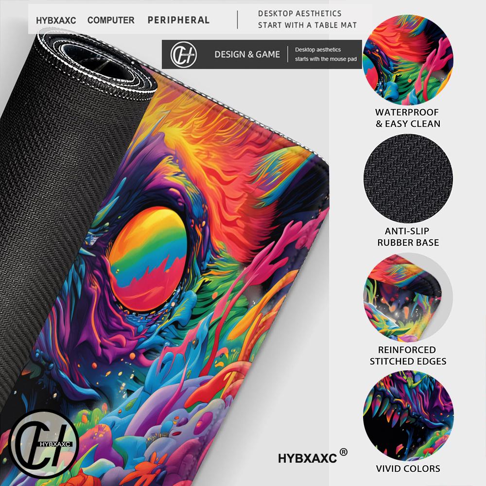 HYBXAXC Psychedelic Monster De - Desk Setup Art recension och pris