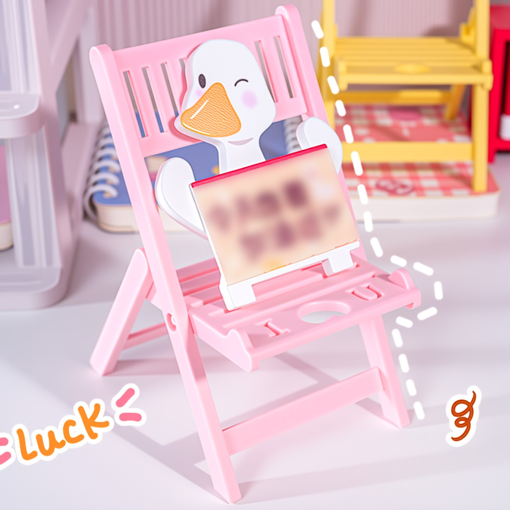 Mini Folding Chair Phone Stand - Desk Setup In Small Bedroom recension och pris