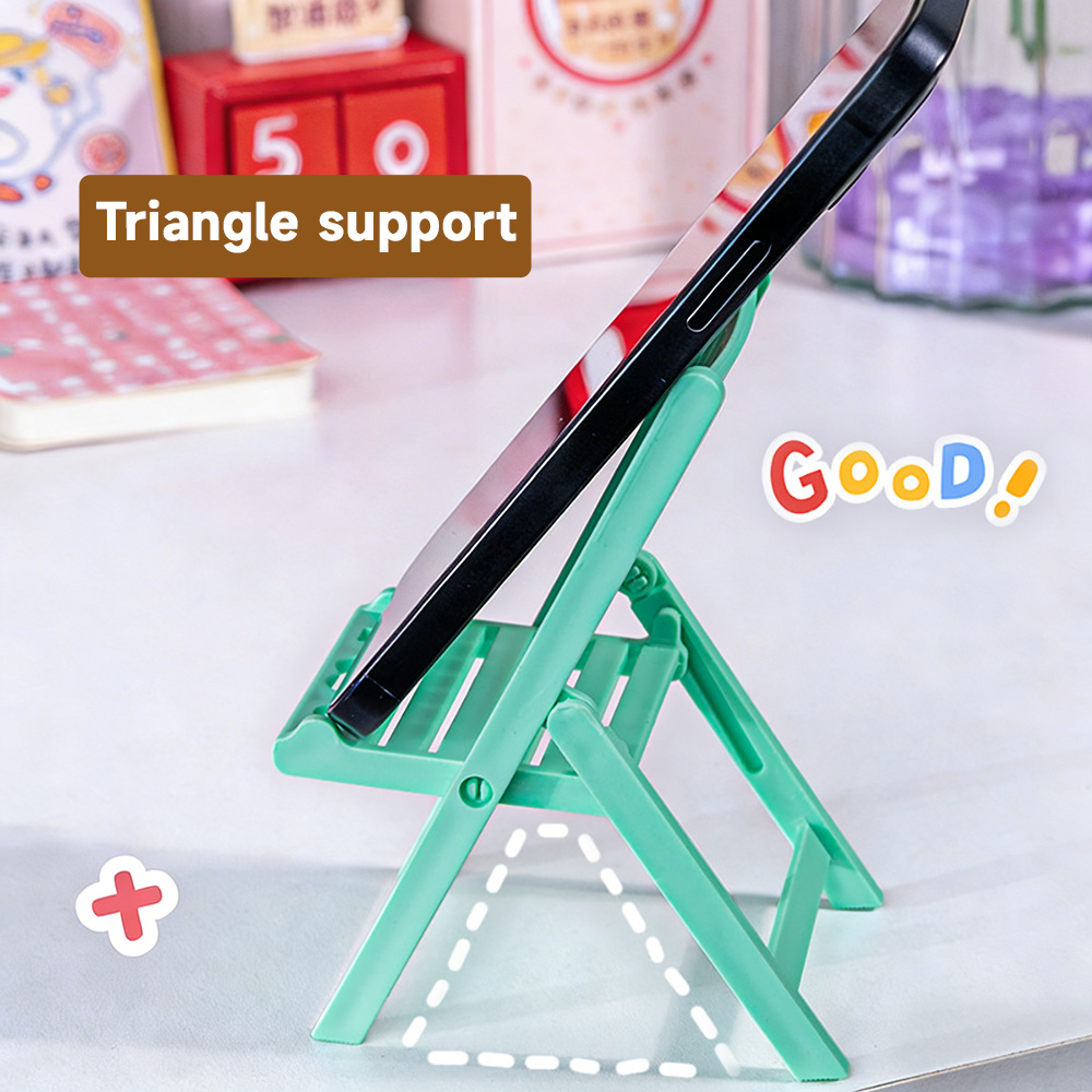 Mini Folding Chair Phone Stand - Desk Setup In Small Bedroom recension och pris