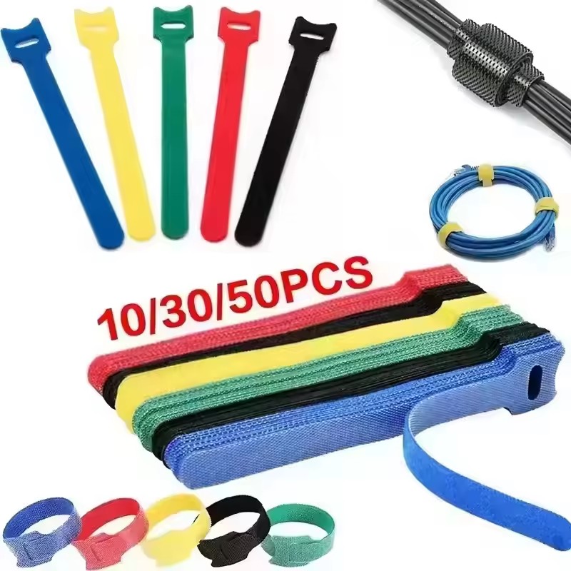 10/30/50PCS USB Cable Organize - Desk Setup Cable Management recension och pris