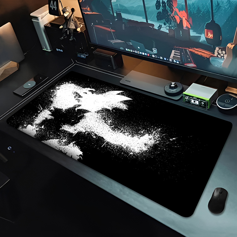 DBZ Black Anime Mouse Pad Drag - Desk Setup Mat recension och pris