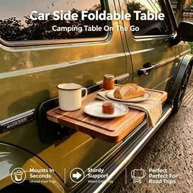 Outdoor Camping Picnic Car Sid - Desk Setup Table recension och pris