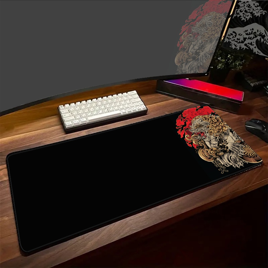 Black Desk Mousepad ONI Large  - Desk Setup Art recension och pris