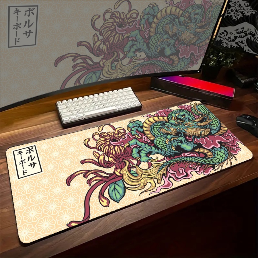 Black Desk Mousepad ONI Large  - Desk Setup Art recension och pris