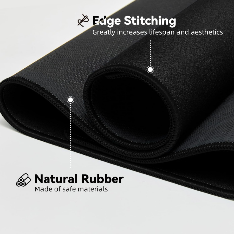 Black Desk Mousepad ONI Large  - Desk Setup Art recension och pris