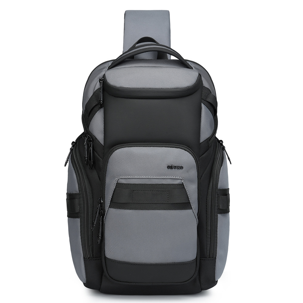 OZUKO Men's Chest Bag Business - Dual Phone Holder recension och pris