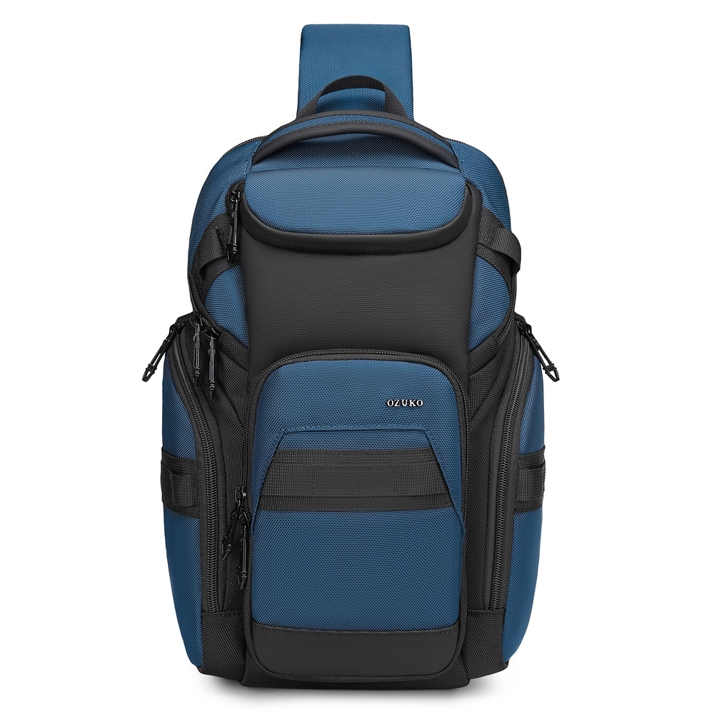 OZUKO Men's Chest Bag Business - Dual Phone Holder recension och pris