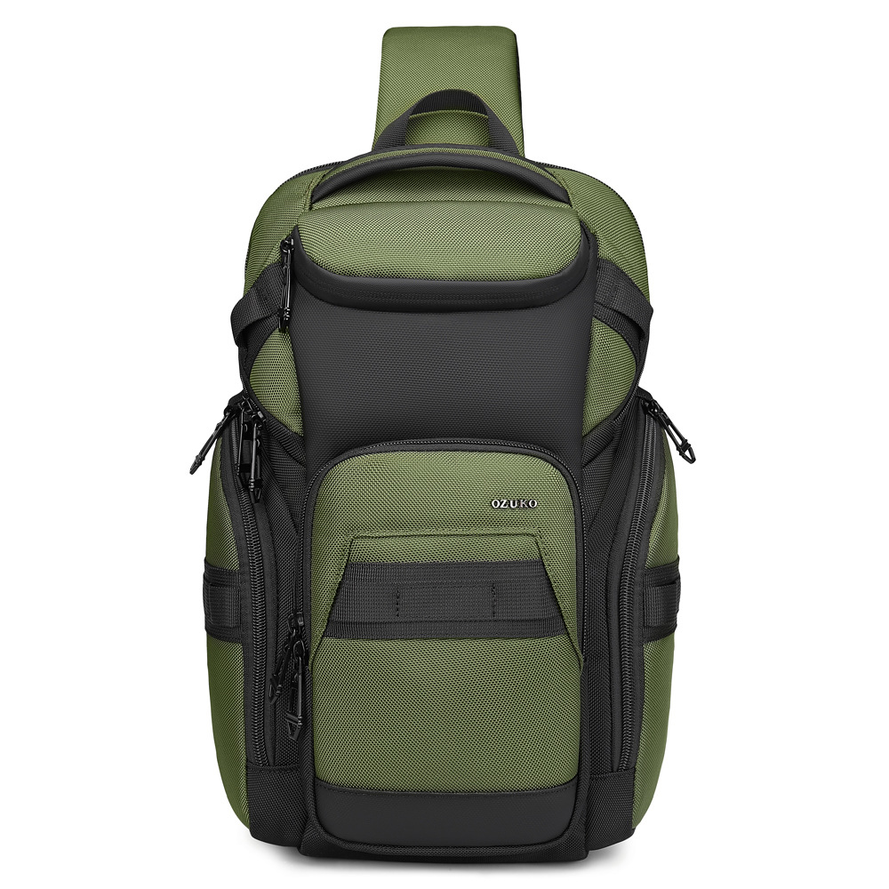 OZUKO Men's Chest Bag Business - Dual Phone Holder recension och pris