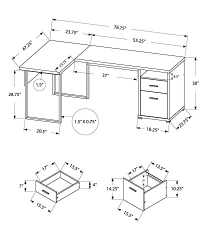 I 7257 Computer Desk, Home Off - L Shaped Desk Setup recension och pris