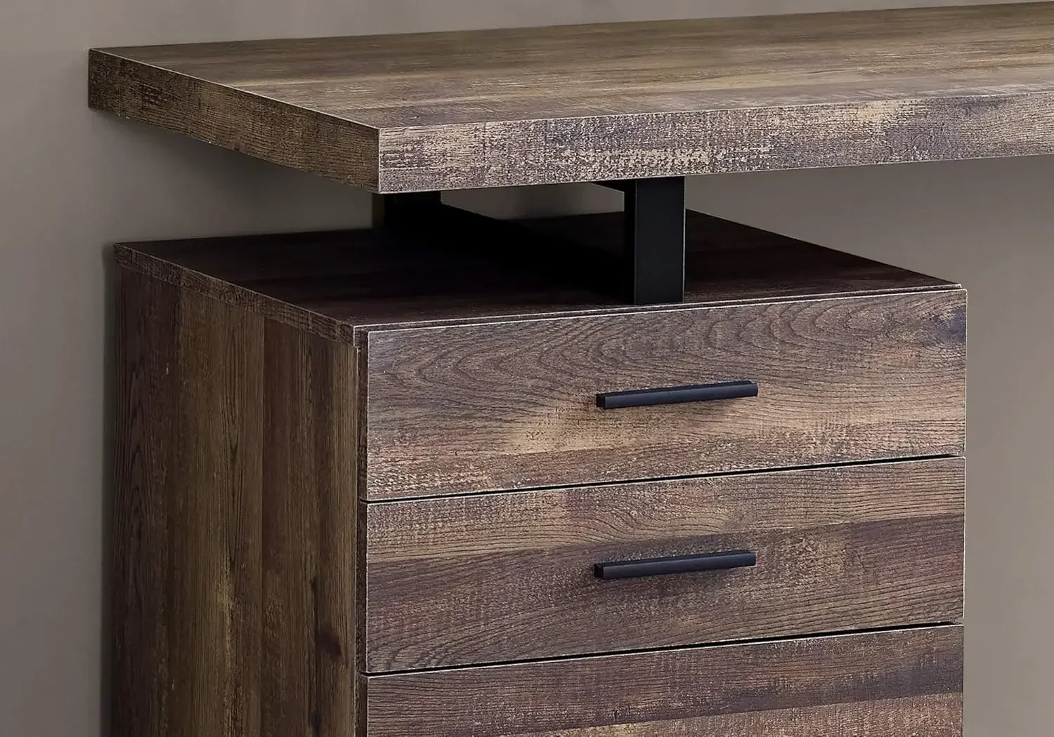 Computer Desk with File Cabine - L Shaped Desk Setup recension och pris