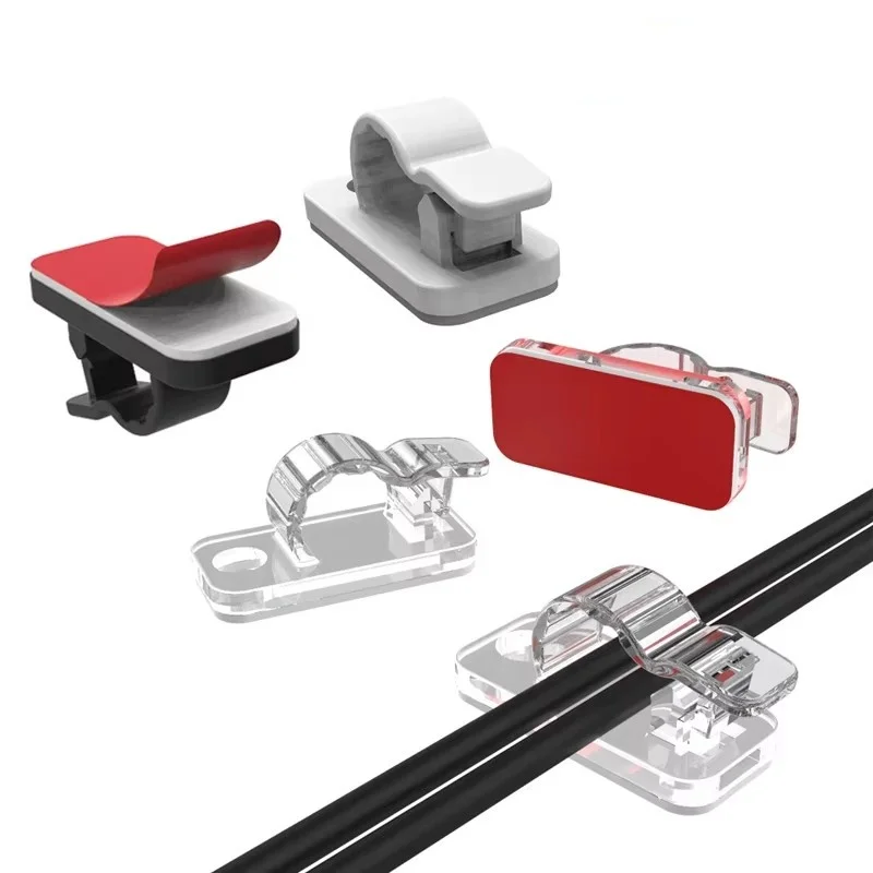 10/50PCS Cable Organizer Clips - Desk Setup Cable Management recension och pris