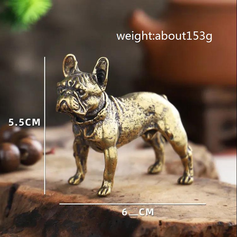 Copper Desk Ornaments Bulldog  - Desk Setup Retro recension och pris