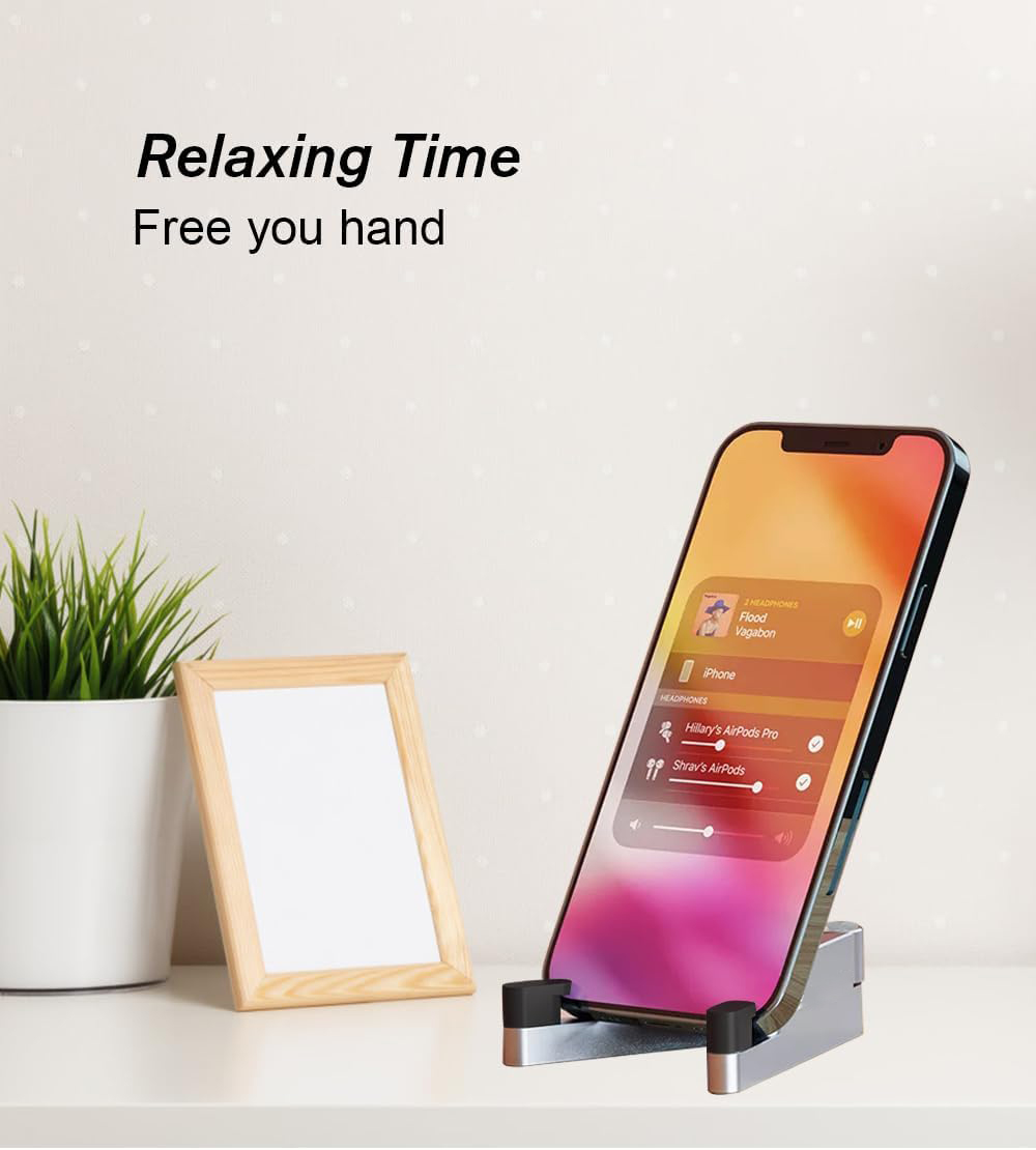 Foldable Aluminum Cell Phone S - Desk Setup Table recension och pris