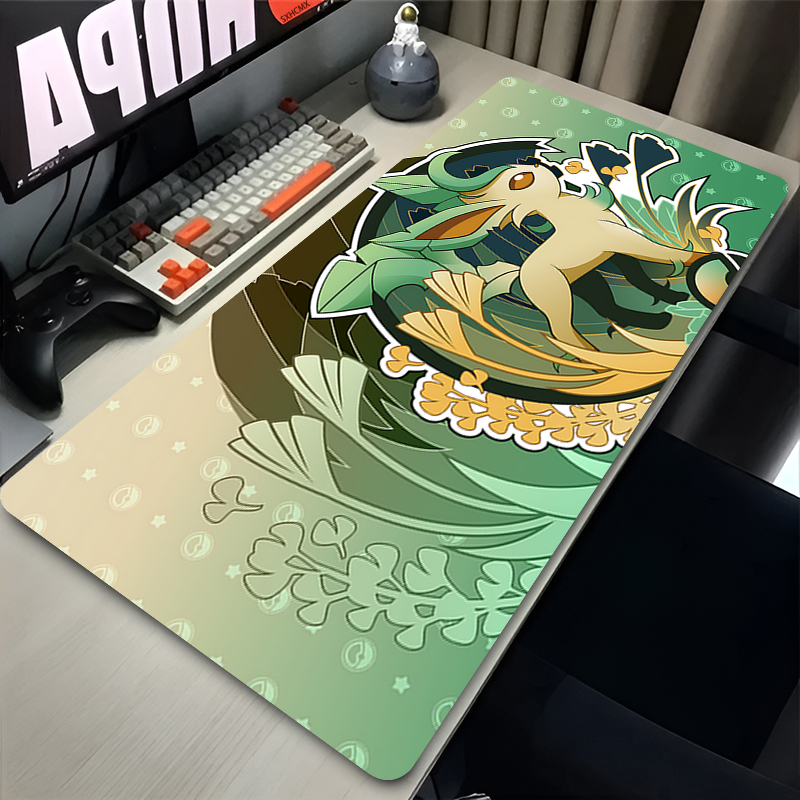 Mouse Pad Gamer P-pokemon Leaf - Desk Setup Mat recension och pris