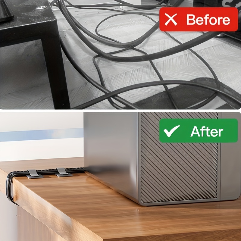Cable Ties Reusable Straps Vel - Desk Setup In Small Bedroom recension och pris