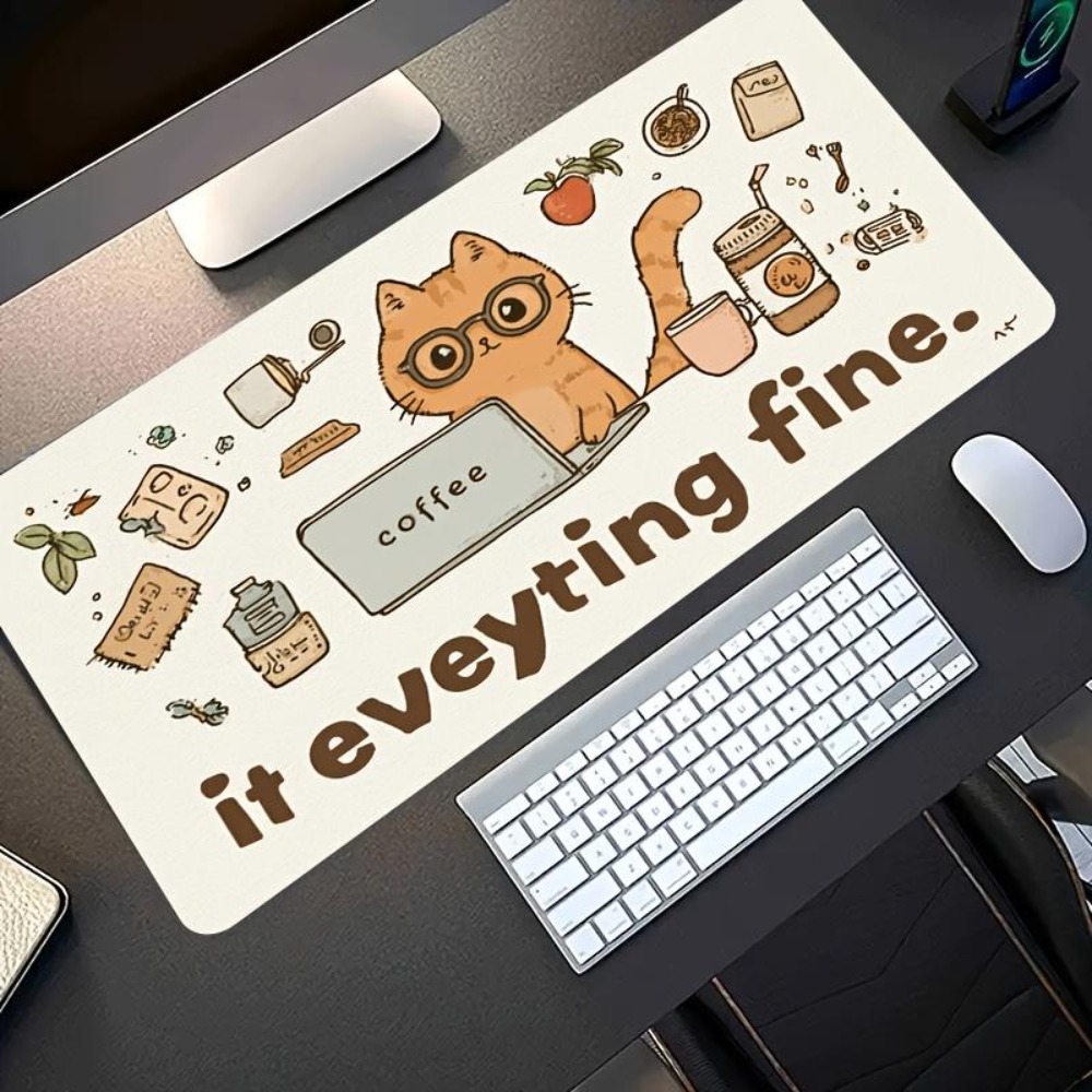 Hand-drawn patterns, an orange - Desk Setup Art recension och pris