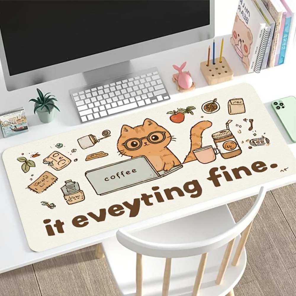 Hand-drawn patterns, an orange - Desk Setup Art recension och pris