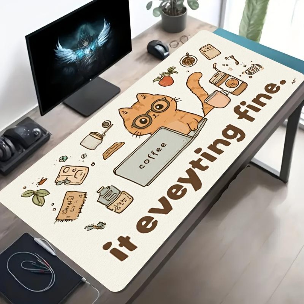 Hand-drawn patterns, an orange - Desk Setup Art recension och pris