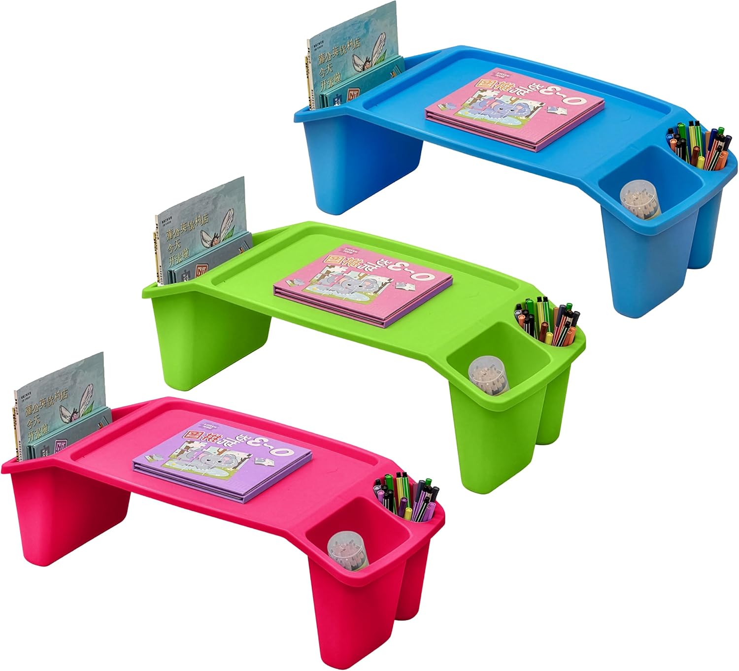Set of 3 Portable Lap Desks wi - Desk Setup Art recension och pris