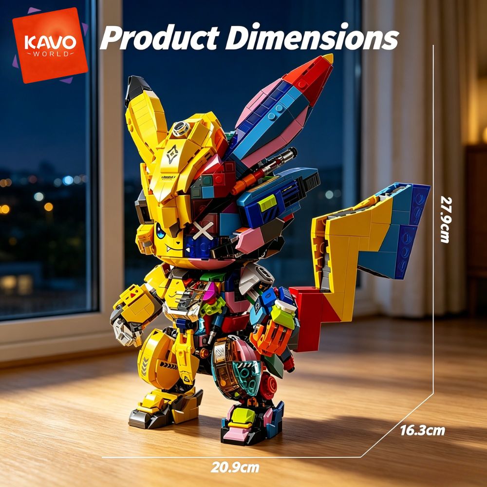 KAVOWORLD 1505PCS Mechanical M - Desk Setup Build recension och pris