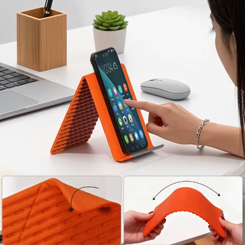 Flexible Foldable Silicone Pho - Desk Setup Table recension och pris