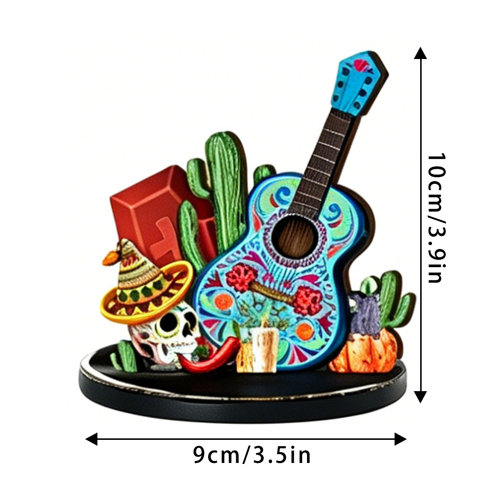 Day Of The Dead Guitar Sugar S - Desk Setup Retro recension och pris