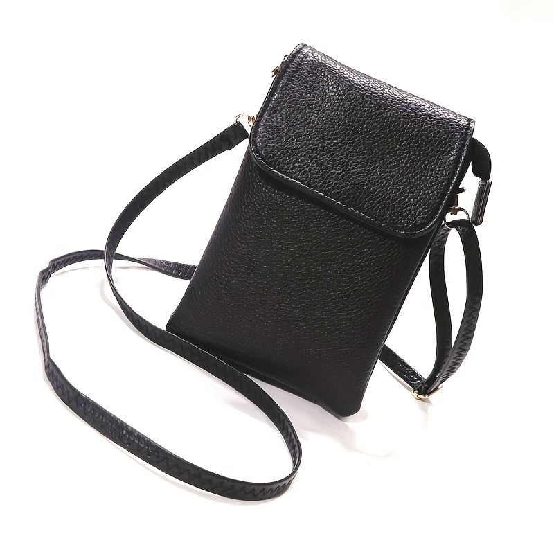 Women Leather Crossbody Phone  - Dual Phone Holder recension och pris