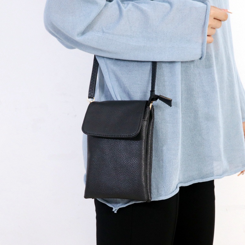 Women Leather Crossbody Phone  - Dual Phone Holder recension och pris