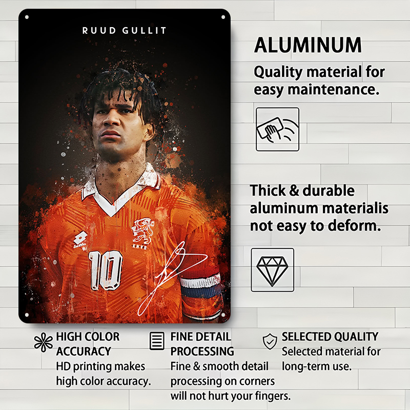 Ruud Gullit Football Player Wa - Desk Setup Art recension och pris