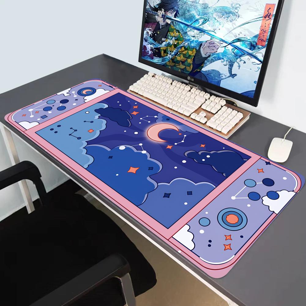 HYBXAXC Moon and Stars Large D - Desk Setup Art recension och pris