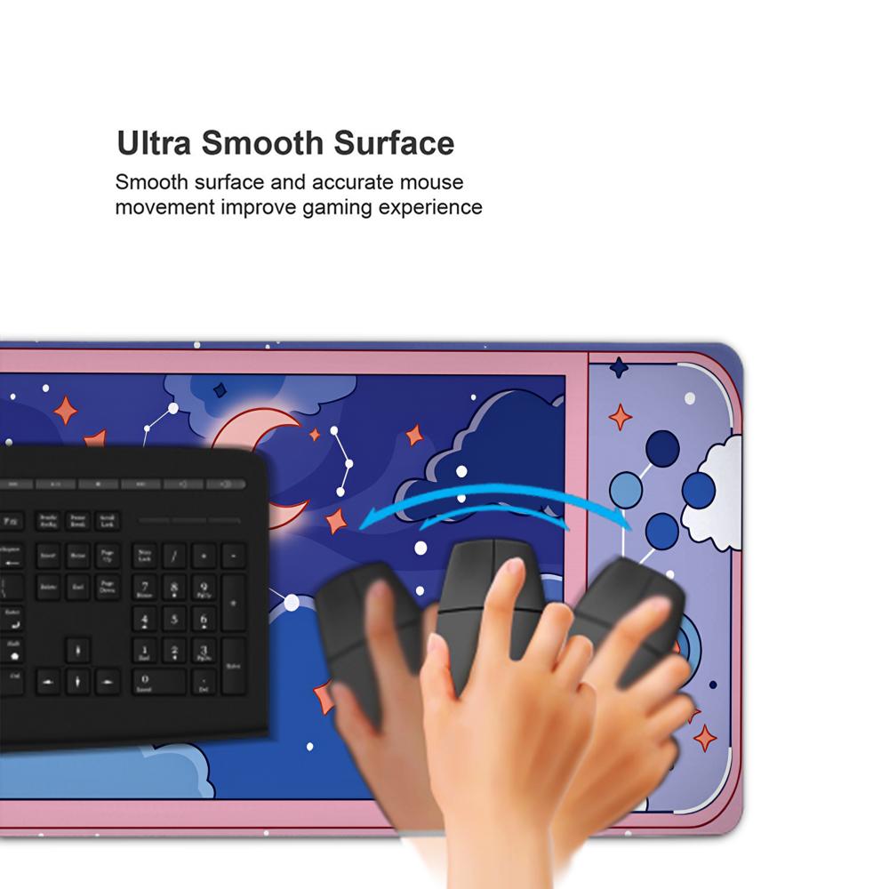 HYBXAXC Moon and Stars Large D - Desk Setup Art recension och pris