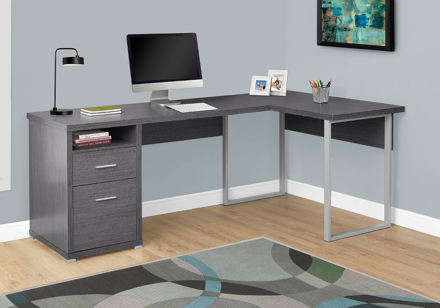 I 7257 Computer Desk, Home Off - L Shaped Desk Setup recension och pris