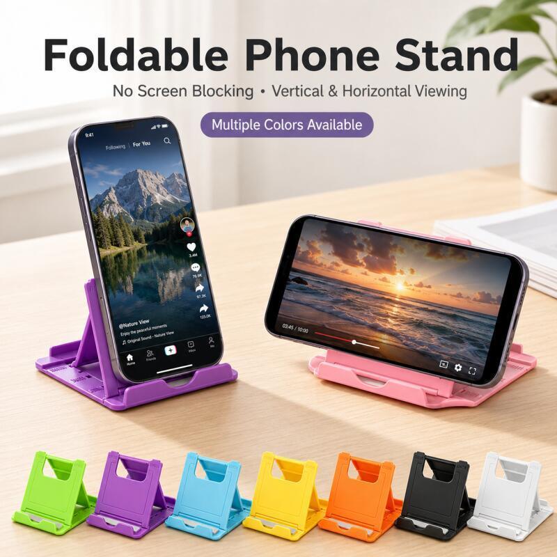 Foldable Phone Stand, Adjustab - Desk Setup Table recension och pris