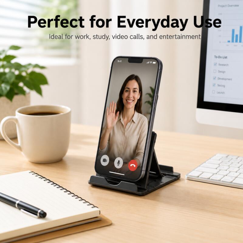 Foldable Phone Stand, Adjustab - Desk Setup Table recension och pris