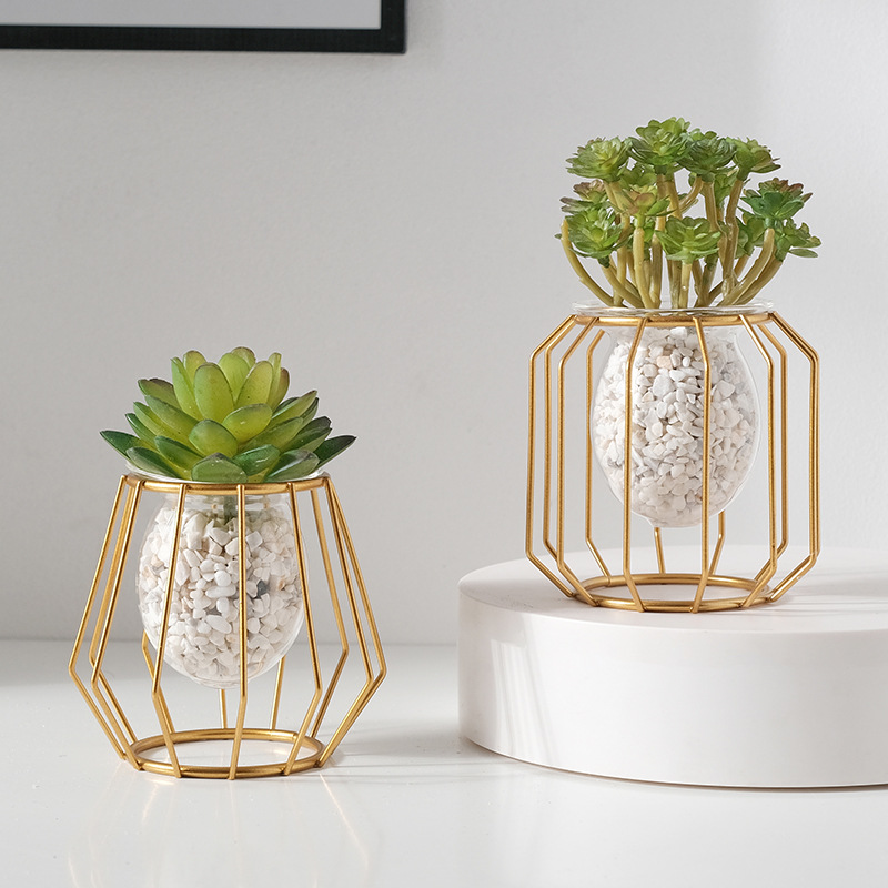 Home creative hydroponic vase  - Desk Setup Green recension och pris