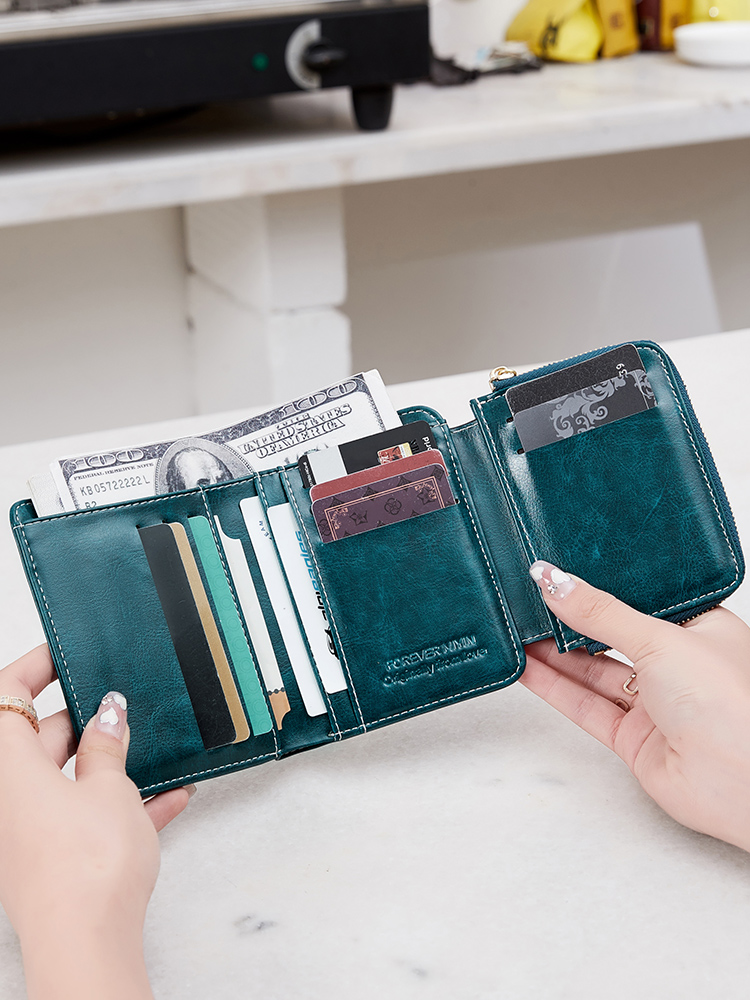 RFID Retro Women's Wallet Thre - Dual Phone Holder recension och pris