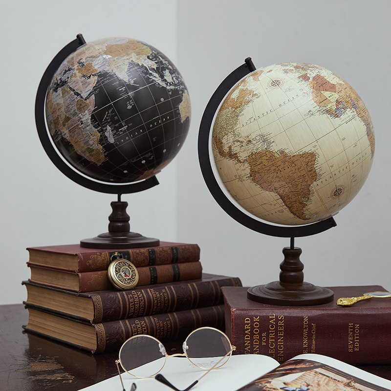 World Globo Mapa vintage europ - Desk Setup Retro recension och pris